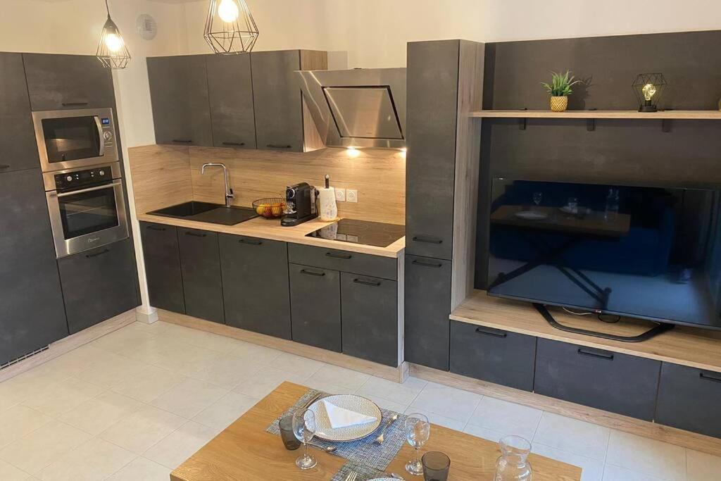 Deux Pieces Moderne Et Chaleureux Apartment Сен-Лоран-дю-Вар Екстериор снимка